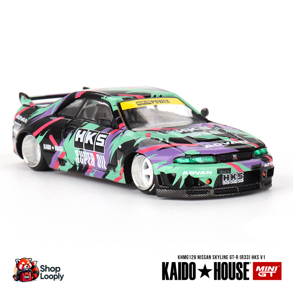 Kaido House 1:64 Nissan GT-R R33 HKS JDM Collectible