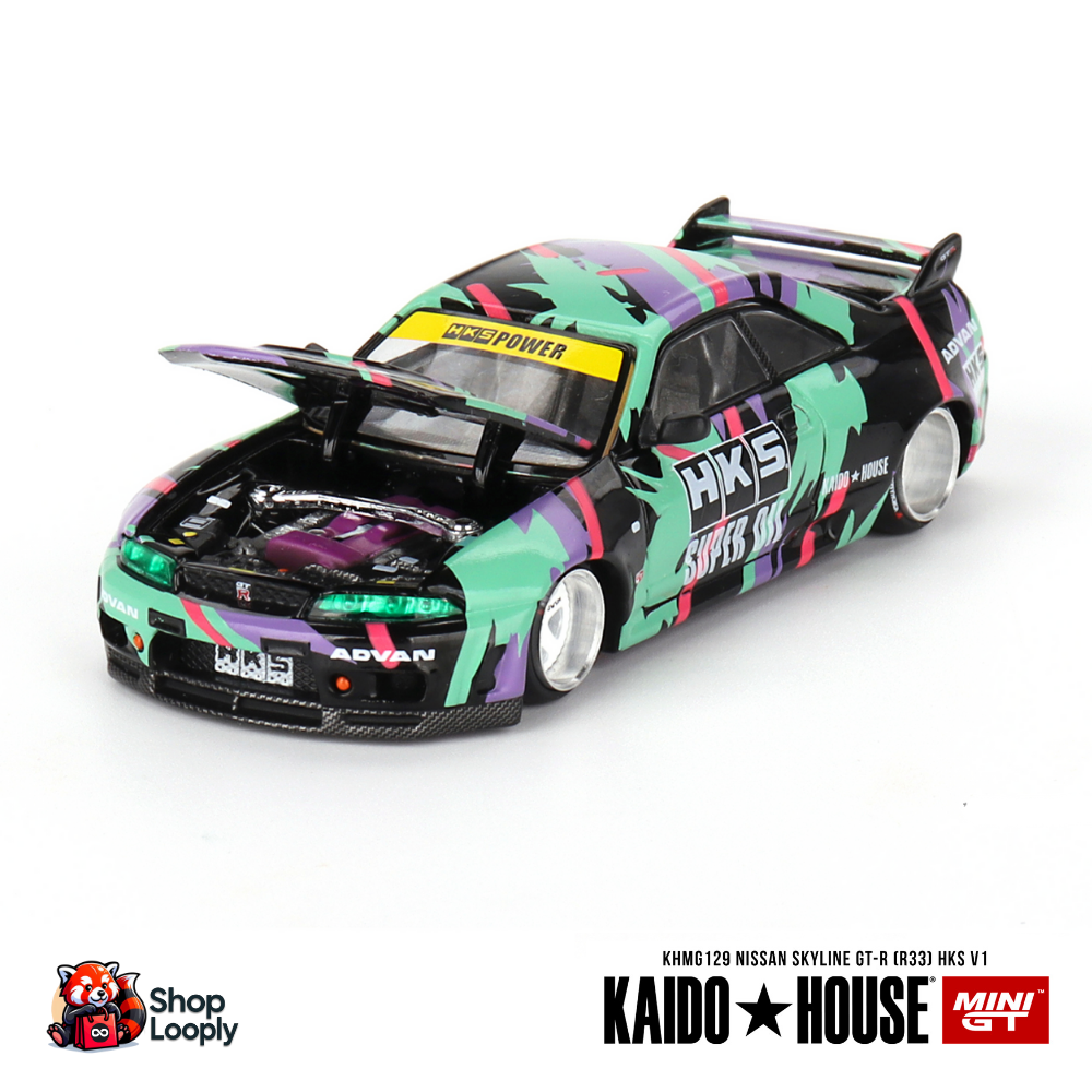 Kaido House 1:64 Nissan GT-R R33 HKS JDM Collectible