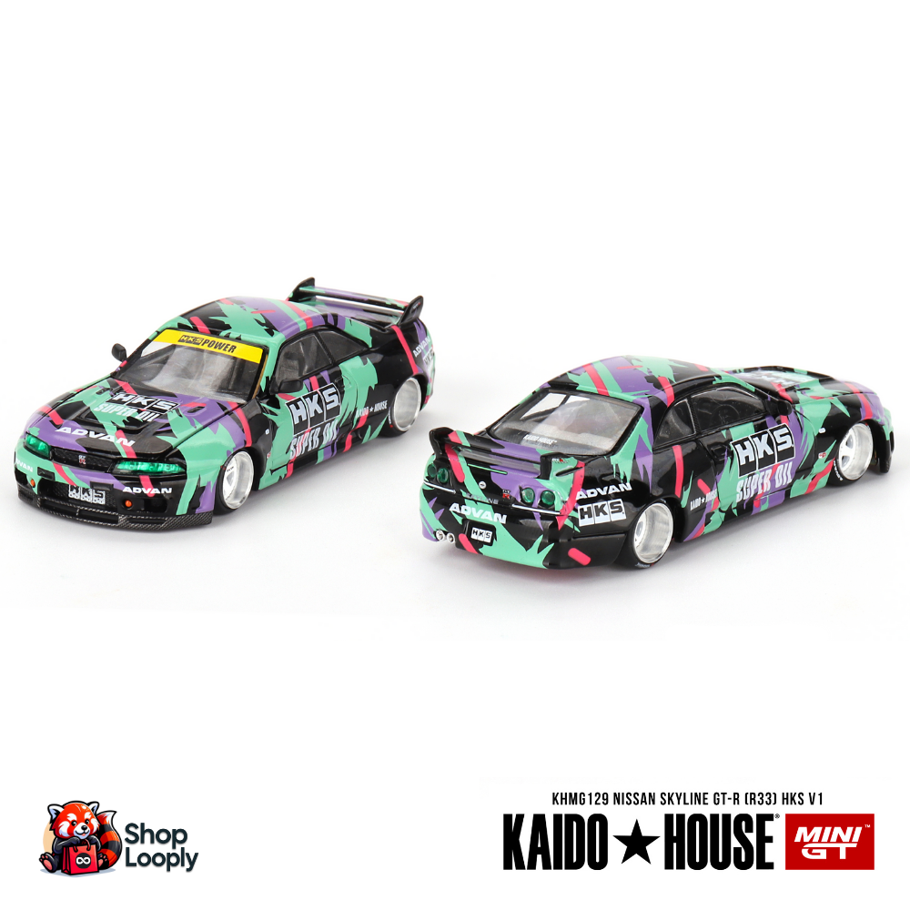 Kaido House 1:64 Nissan GT-R R33 HKS JDM Collectible