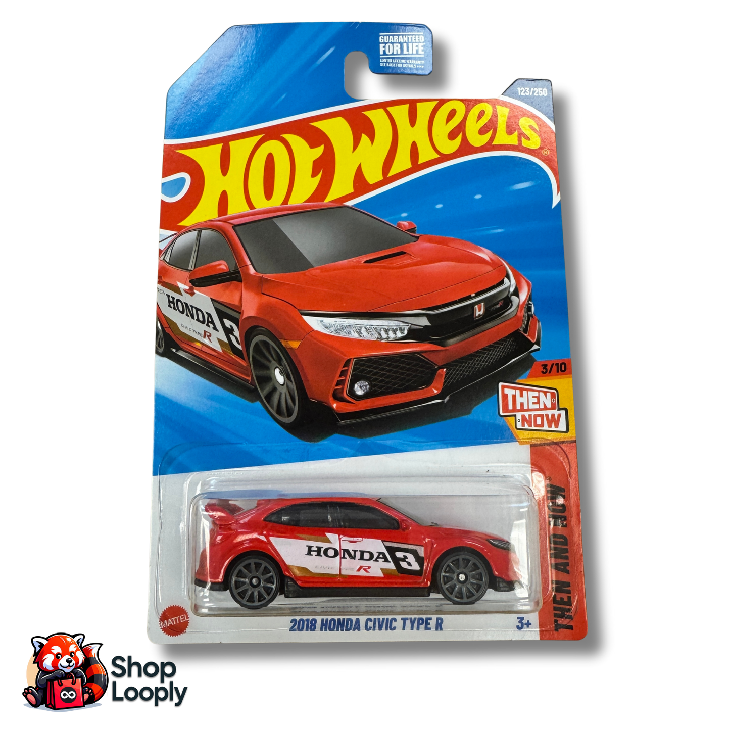 Hot Wheels 2018 Honda Civic Type R Red | JDM Diecast Collectible #123/250