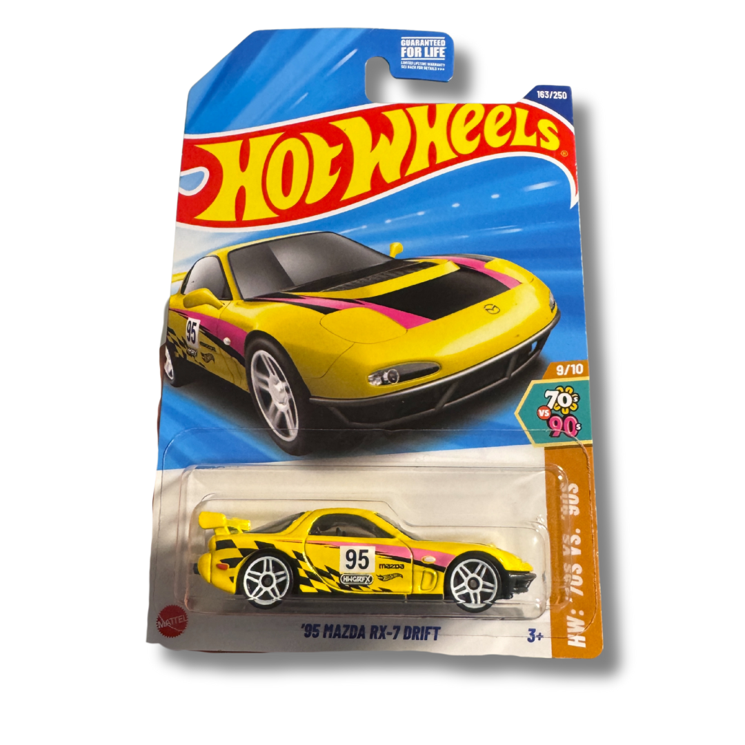 Hot Wheels 1995 Mazda RX-7 Drift β 9/10 from the 70 vs 90 Series ππ¨