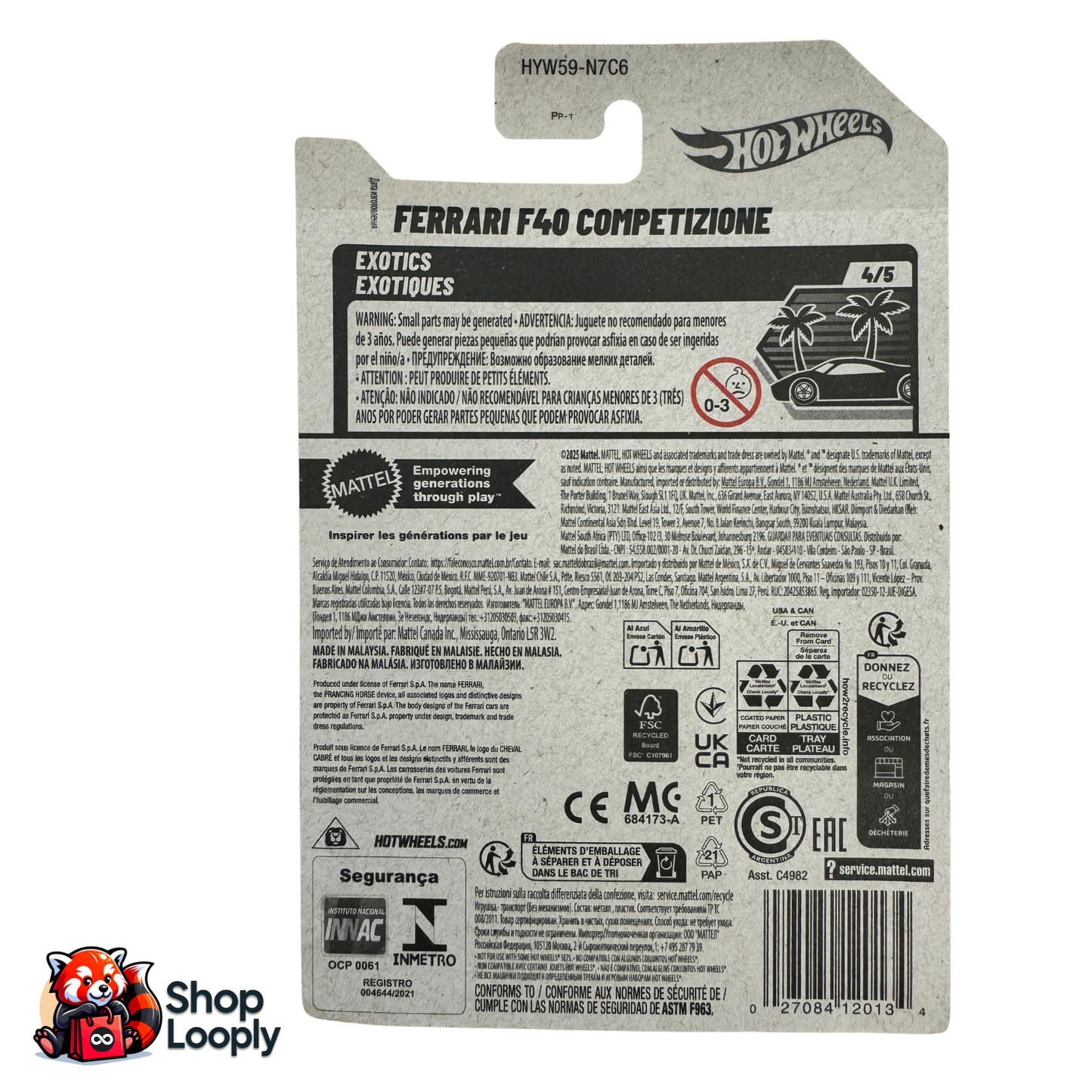 π₯ Title: Hot Wheels Ferrari F40 Competizione - Limited Edition 2025 π₯