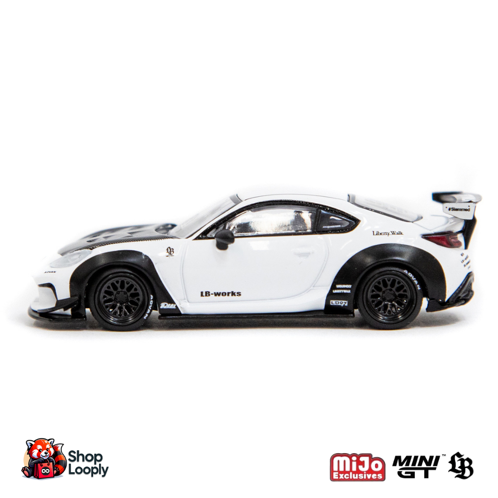 Mini GT 1:64 Toyota GR86 LB★Nation White JDM Diecast Model