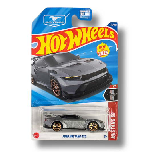 Hot Wheels Ford Mustang GTD - 60th Anniversary Edition - 🚚 Free Shipping Included!