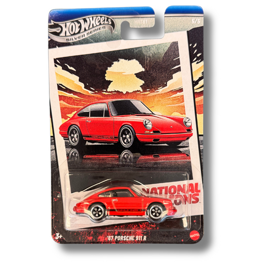 Hot Wheels '67 Porsche 911 R – Silver Series Classic! - 🚚 Free Shipping Included!