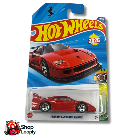 🔥 Title: Hot Wheels Ferrari F40 Competizione - Limited Edition 2025 🔥