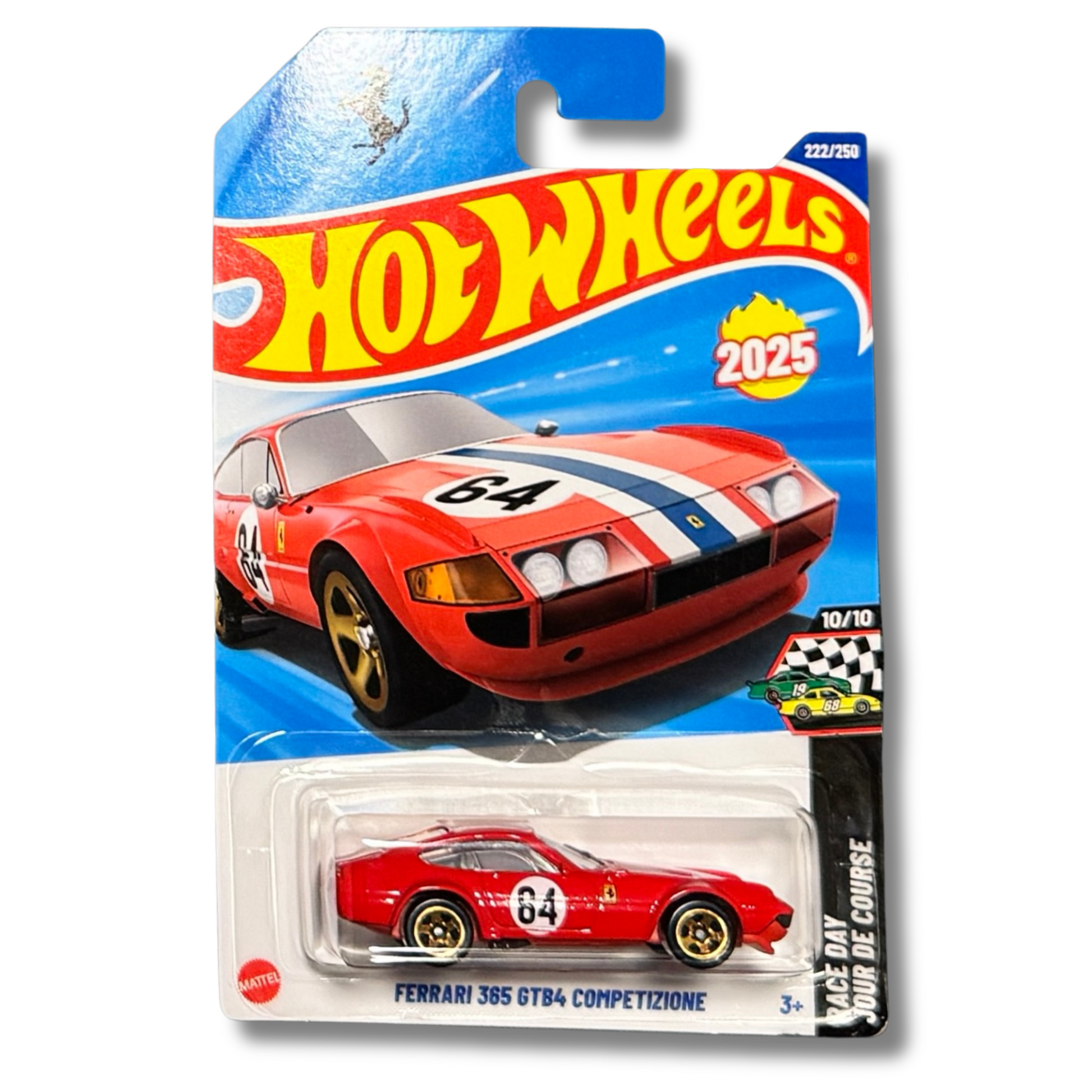 FERRARI 365 GTB4 COMPETIZIONE ×２ ホットウィール Hot Wheels 2025 Case L Ferrari 365 GTB4 Competizione - Short