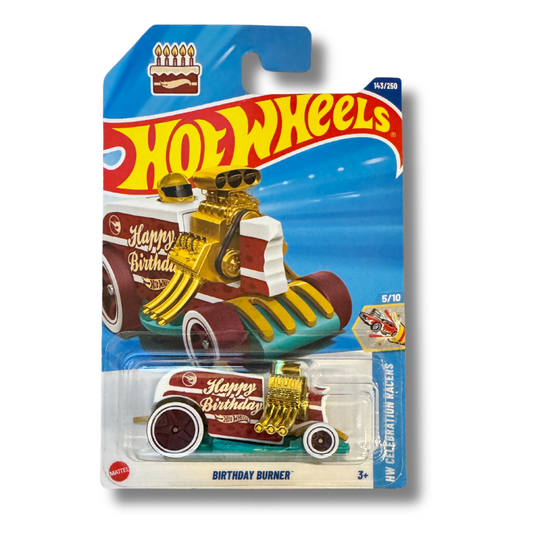 Hot Wheels Birthday Burner Treasure Hunt – HW Celebration Racers - 🚚 Free Shipping Included!