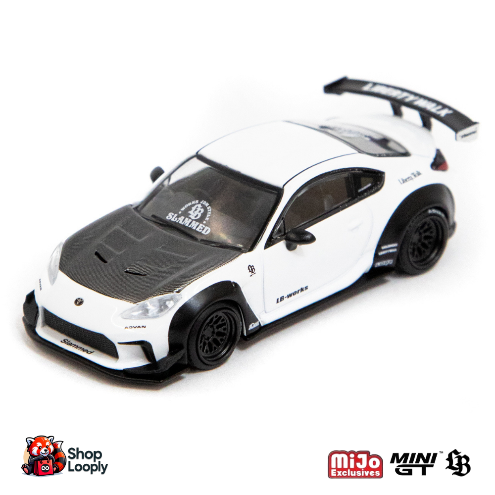 Mini GT 1:64 Toyota GR86 LB★Nation White JDM Diecast Model