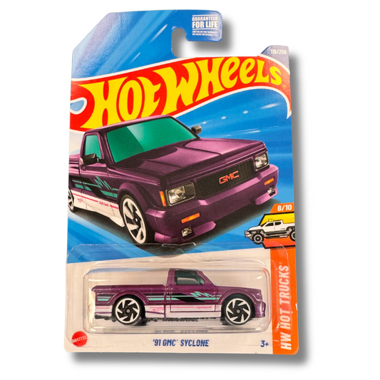 Hot Wheels ’91 GMC Syclone – HW Hot Trucks Heat!