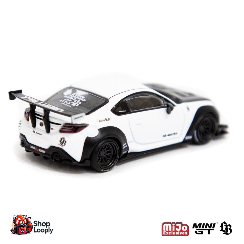 Mini GT 1:64 Toyota GR86 LB★Nation White JDM Diecast Model